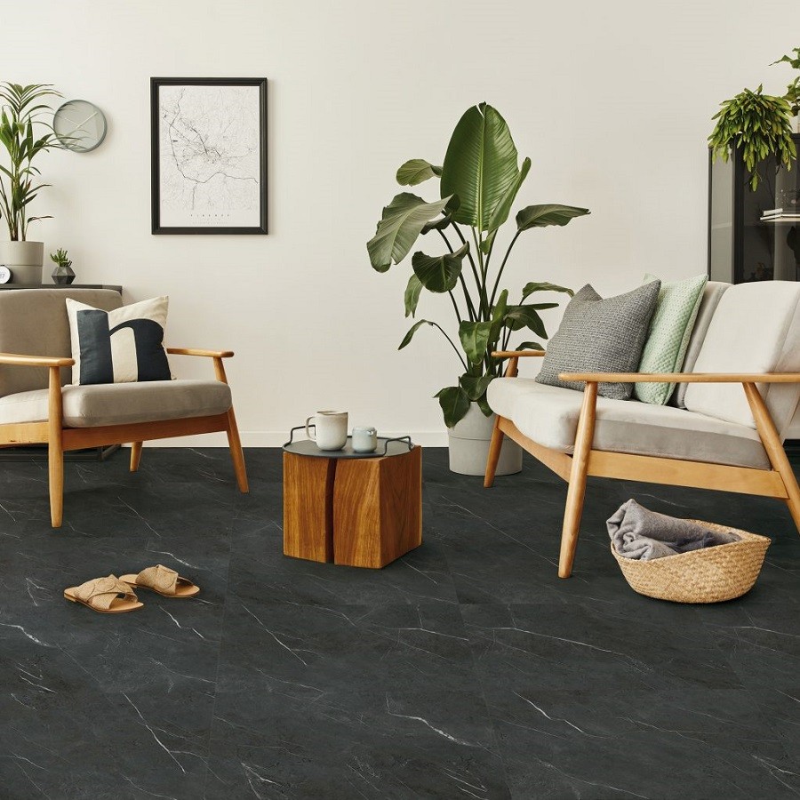 Bodiax BP340 Marble dry-back PVC 342 Basalt