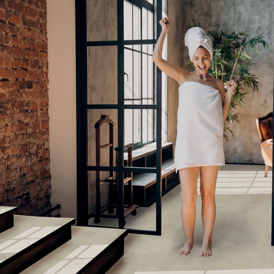 Bodiax BP365 Stone dry-back PVC 621 Mont Blanc