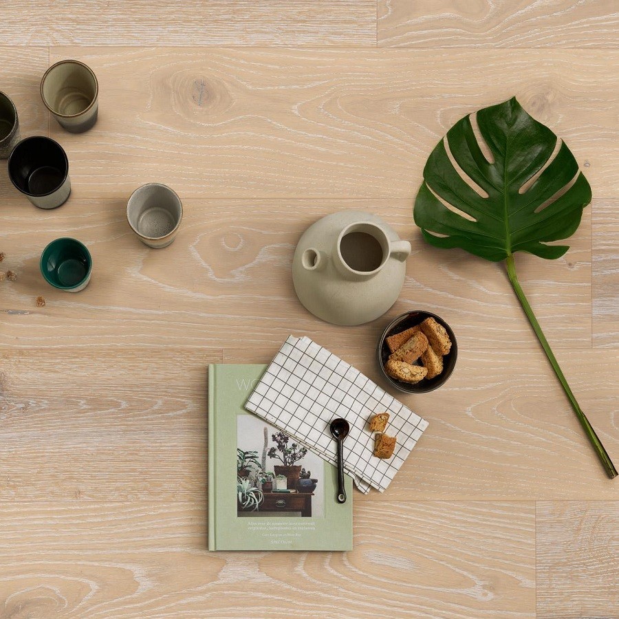 Meister Natureflex HD 100 Eik levendig licht wit gekalkt ultramat gelakt 20016