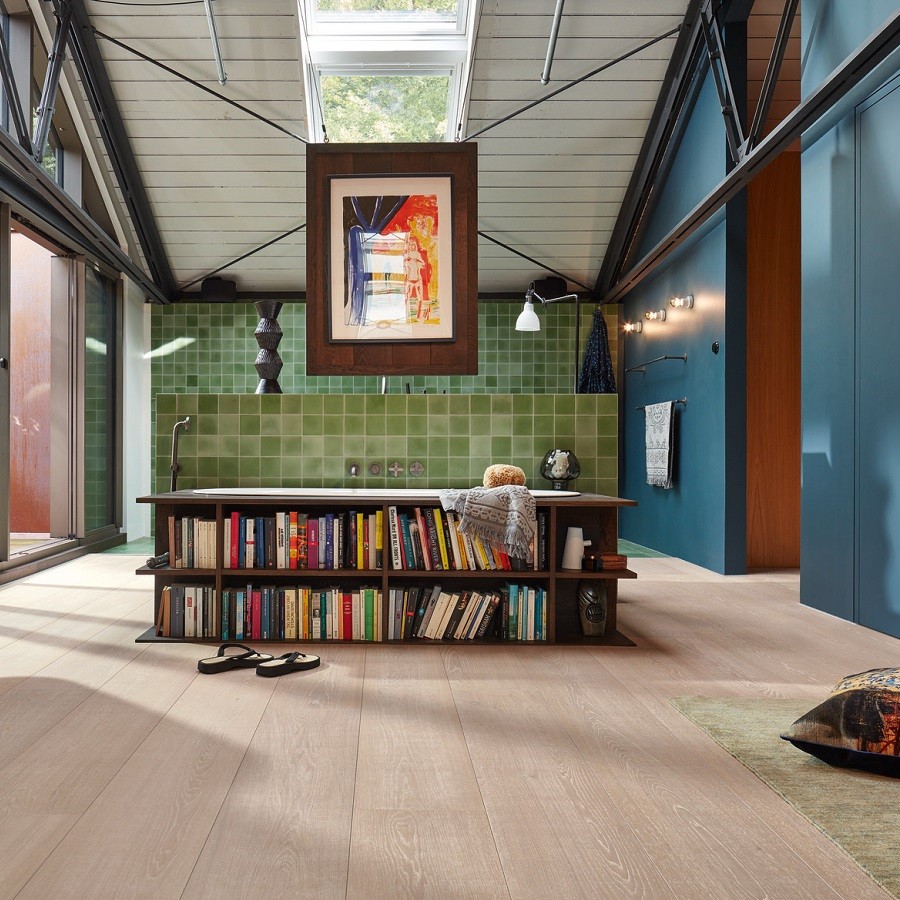 Meister Lindura HD 400 2200 x 270 mm. Eik natuur schelp wit natuurgeolied 8910