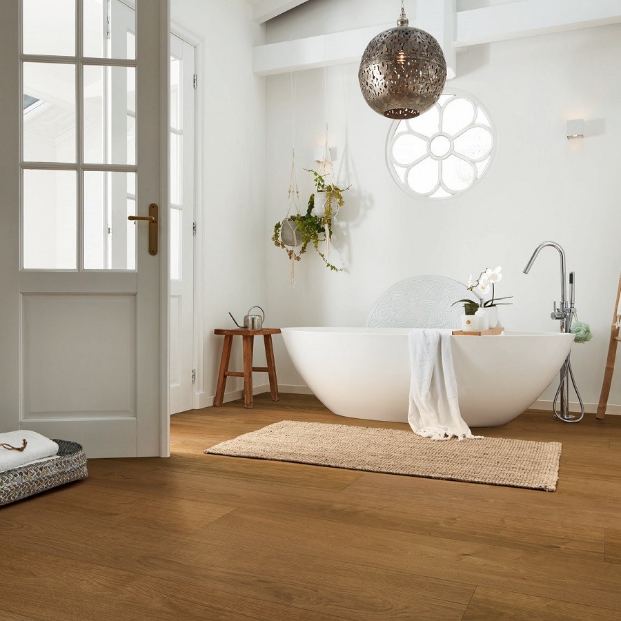 Meister Lindura HD 400 2200 x 270 mm. Eik natuur terra bruin natuurgeolied 8909