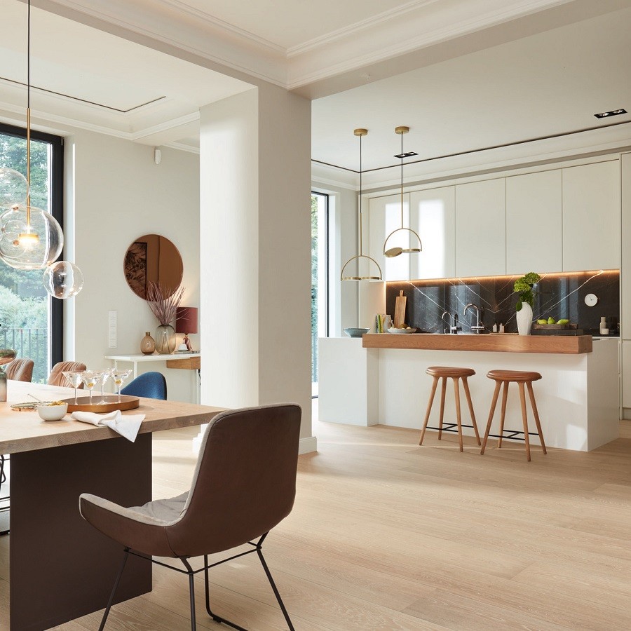 Meister Lindura HD 400 2200 x 270 mm. NL Eik natuur champagne ultra mat gelakt 8922