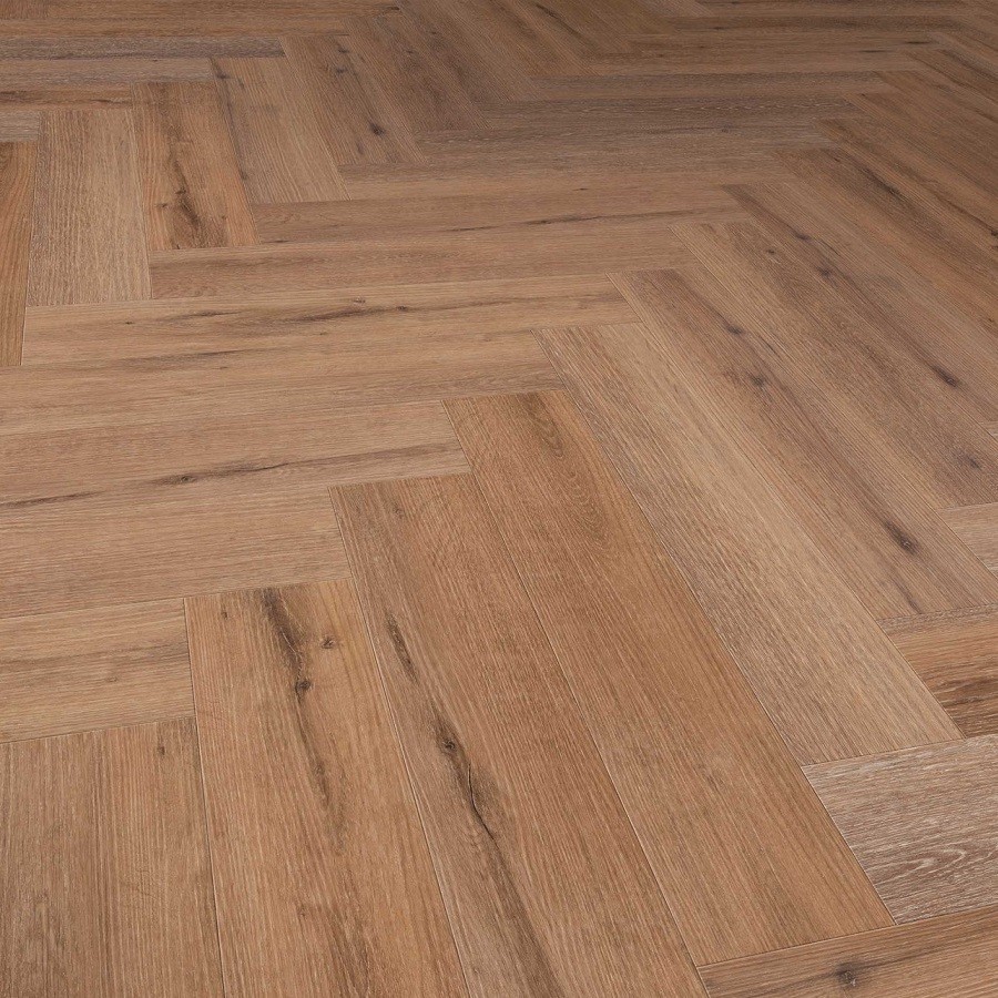 Solidfloor Mansion Visgraat Verlijmd Dark Oak