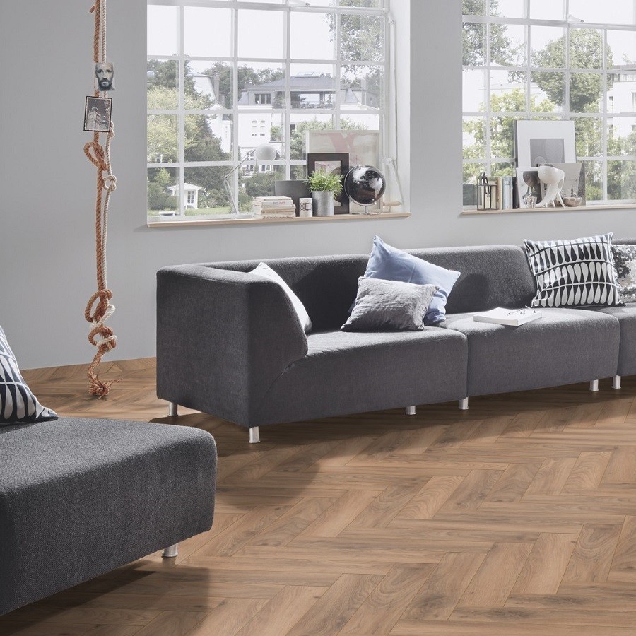Krono Original Chateau Herringbone 5947 Historic Oak