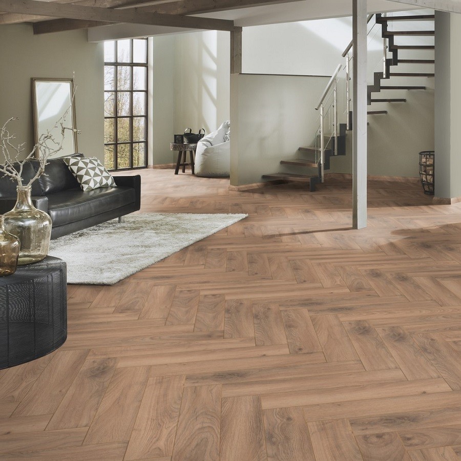 Krono Original Chateau Herringbone 5947 Historic Oak