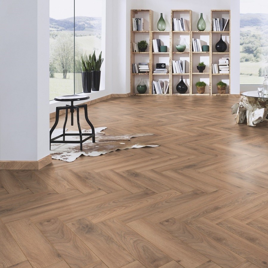 Krono Original Chateau Herringbone 5947 Historic Oak