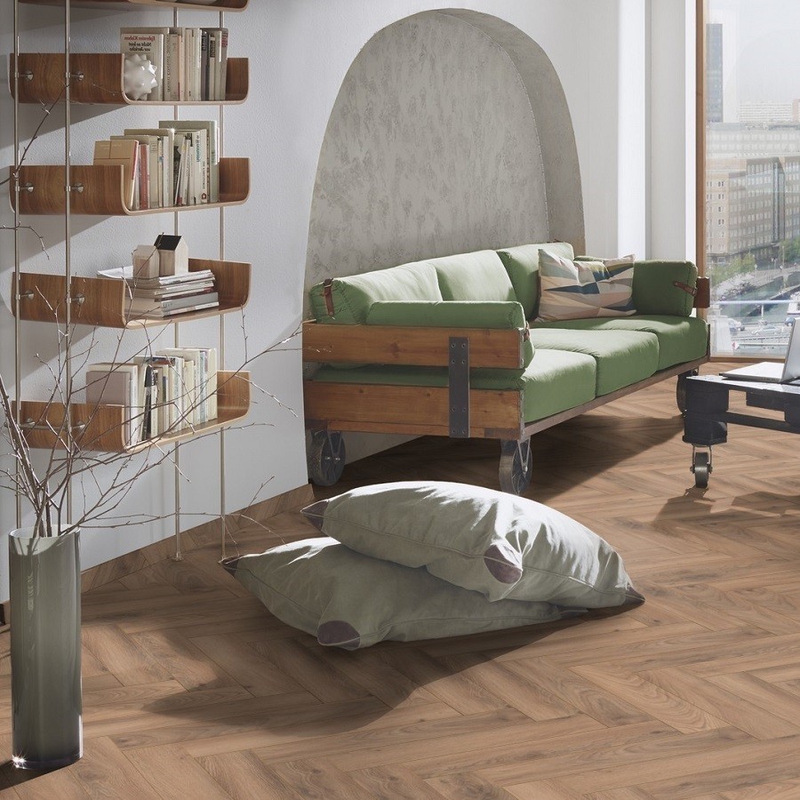 Krono Original Chateau Herringbone 5947 Historic Oak