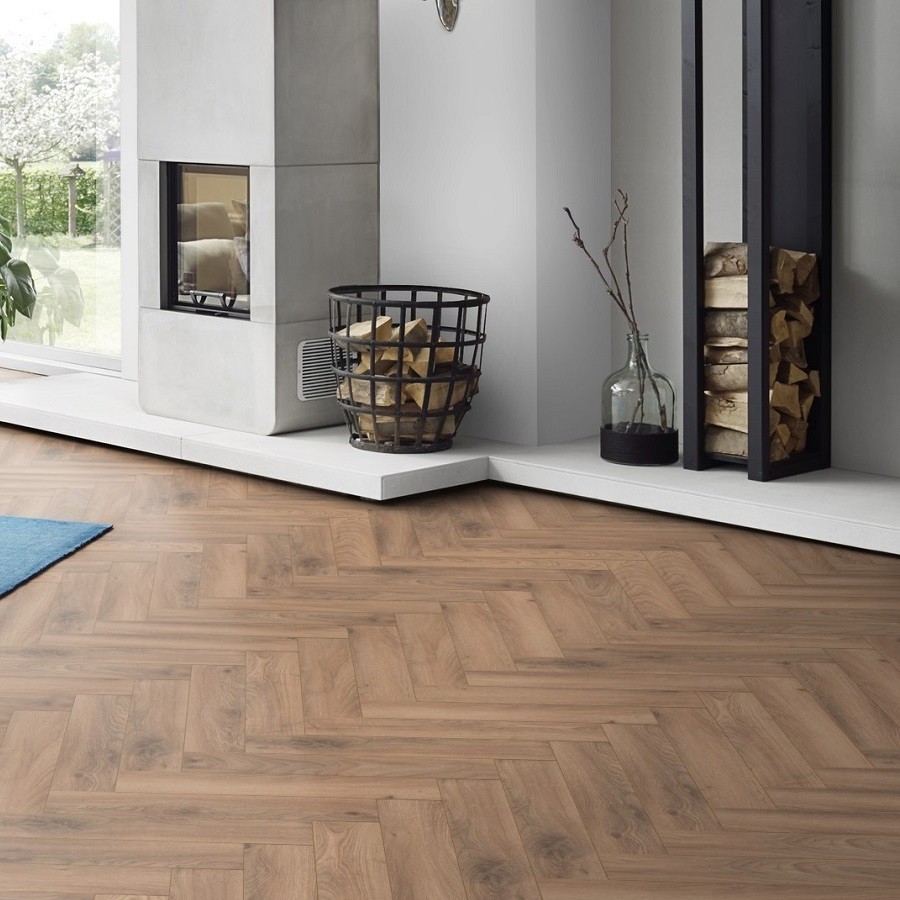 Krono Original Chateau Herringbone 5947 Historic Oak