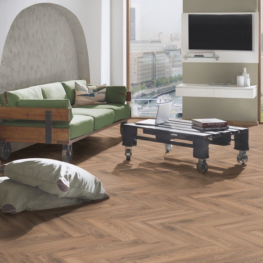 Krono Original Chateau Herringbone 5947 Historic Oak