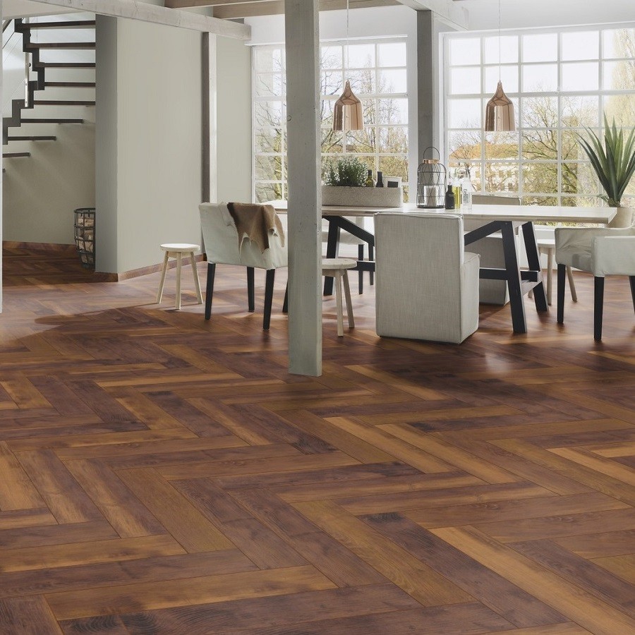 Krono Original Chateau Herringbone K411 Laguna Oak