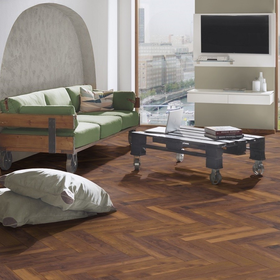Krono Original Chateau Herringbone K411 Laguna Oak