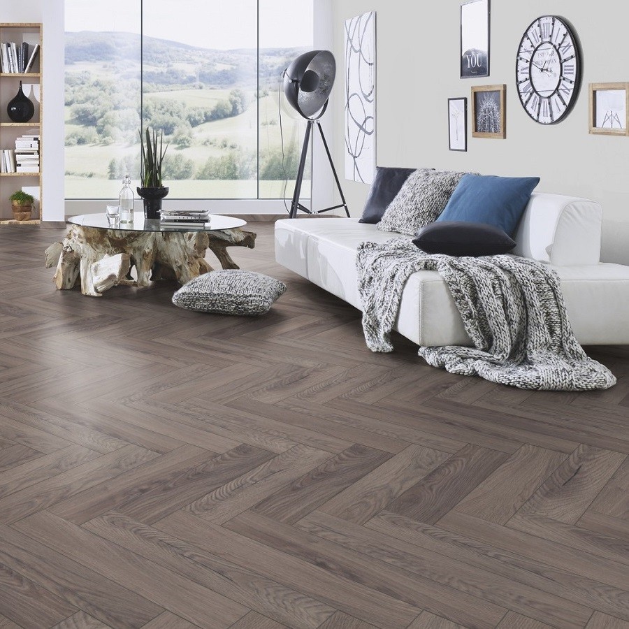 Krono Original Chateau Herringbone K488 Rutherford Oak