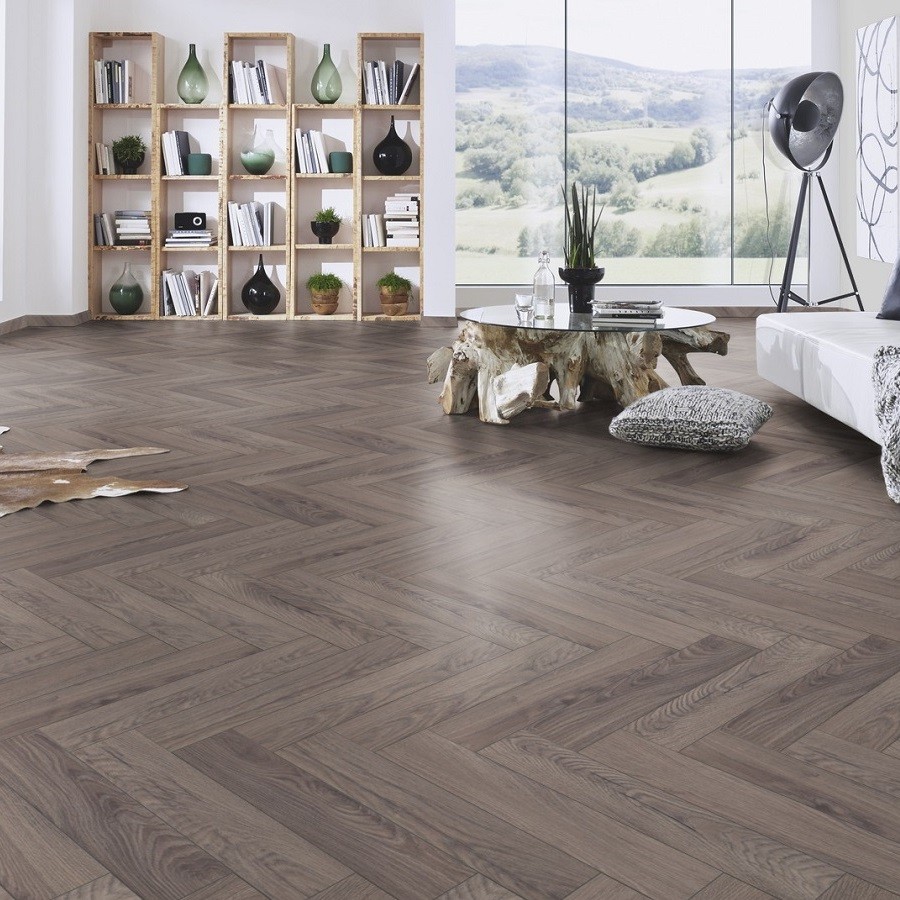 Krono Original Chateau Herringbone K488 Rutherford Oak
