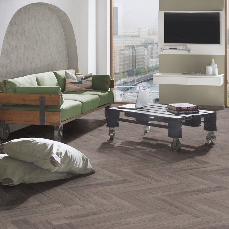 Krono Original Chateau Herringbone K488 Rutherford Oak