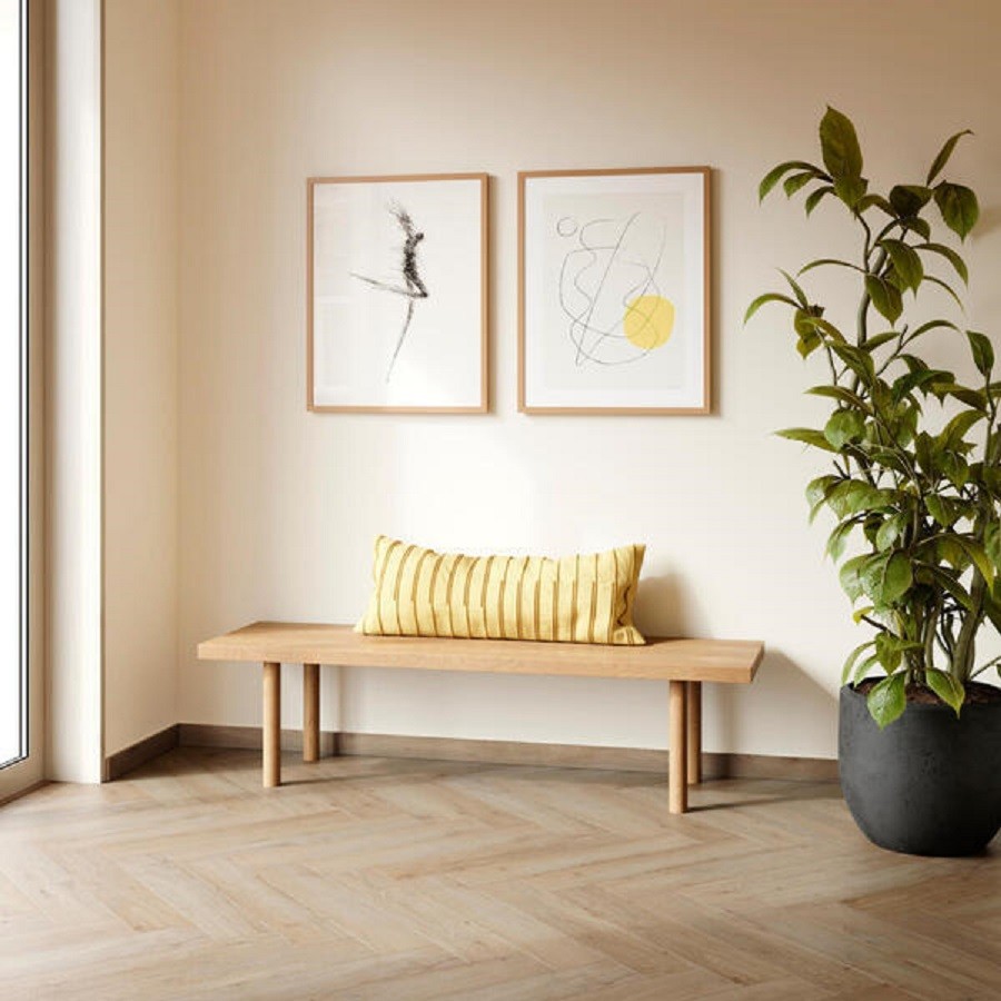 BerryAlloc Zenn Gluedown 55 Herringbone Faro