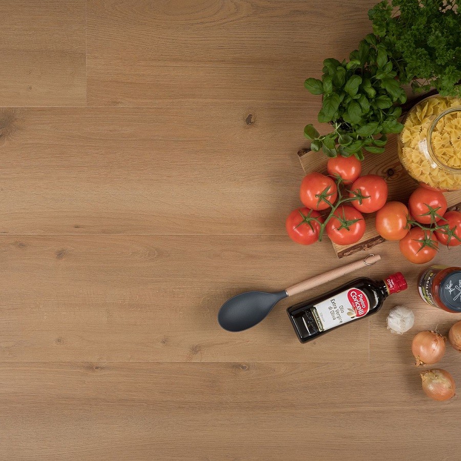 Douwes Dekker Krachtig Solide brede plank Mosterd