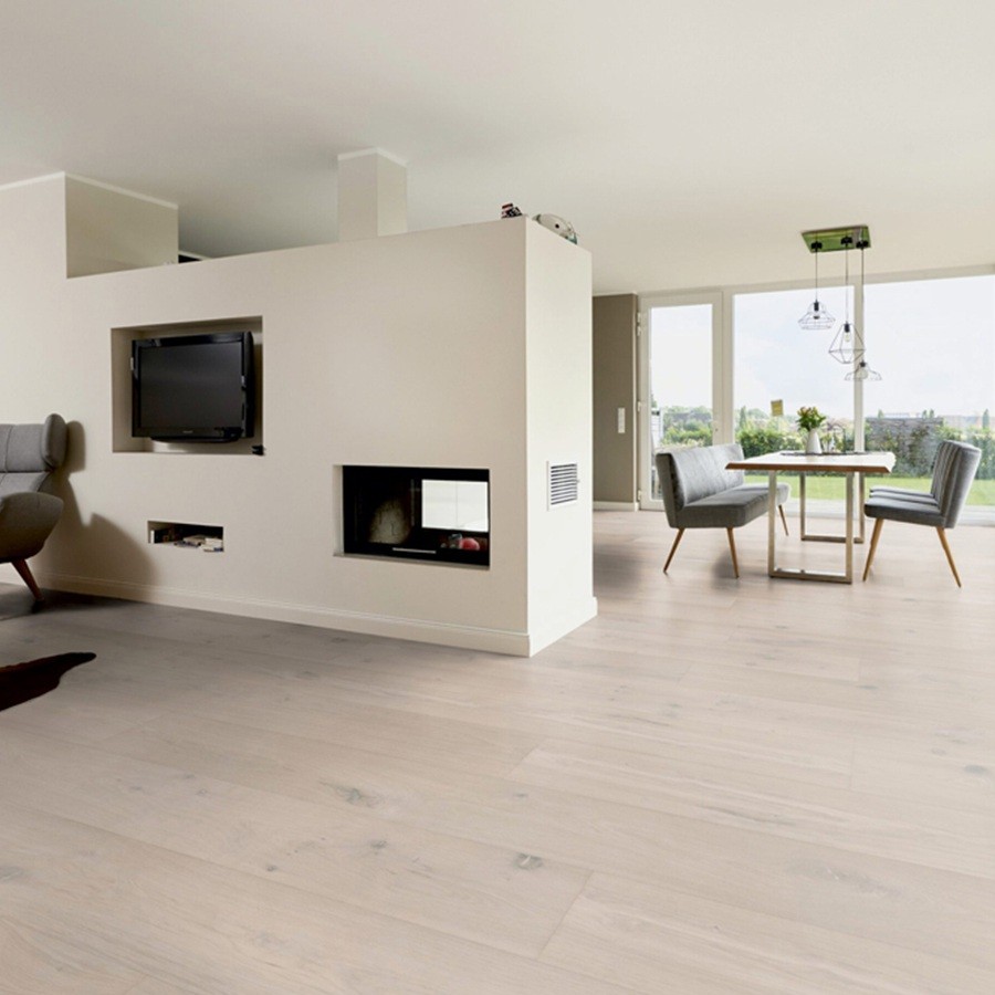 Floer Hybride Hout Wit Eiken Rustiek