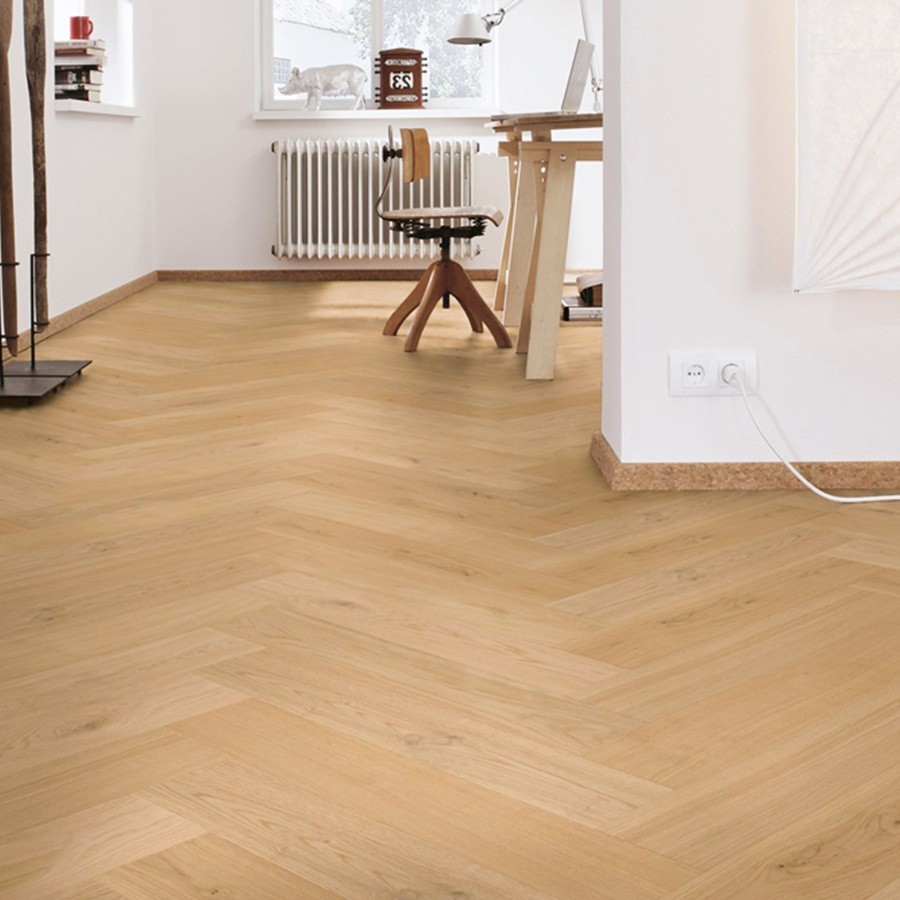 Floer Hybride Hout Puur Eiken Visgraat