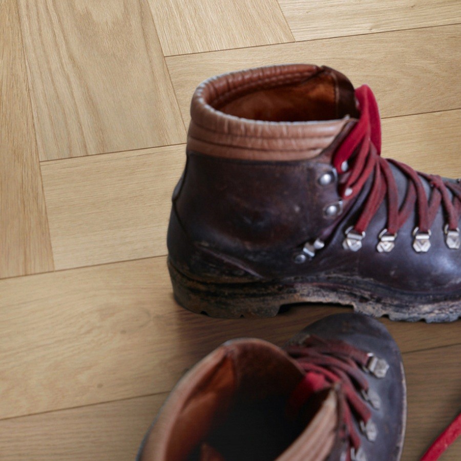 Floer Hybride Hout Crème Eiken Visgraat