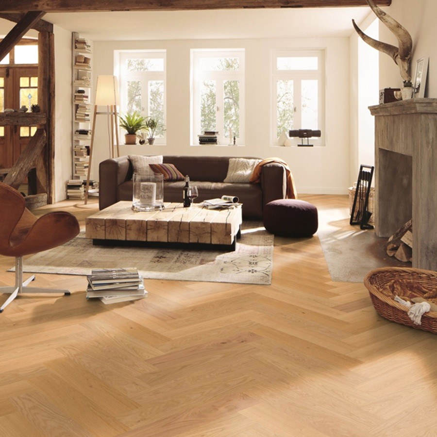 Floer Hybride Hout Natuur Eiken Visgraat