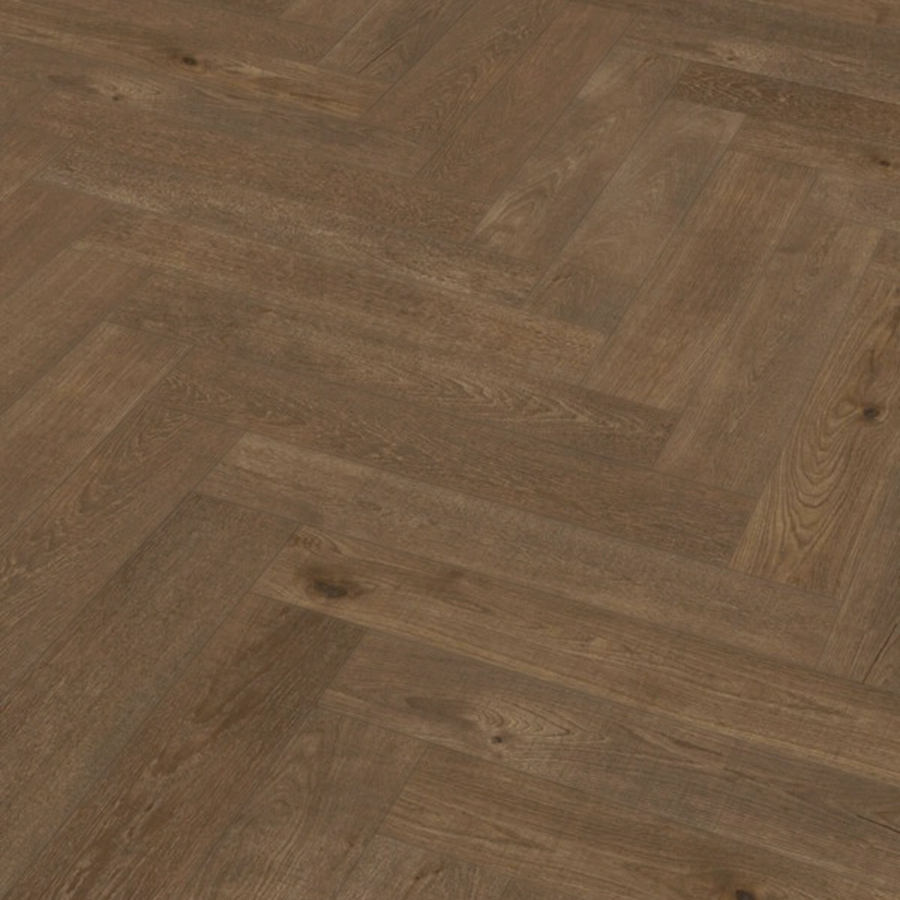 Floer Hybride Hout Warmbruin Eiken Visgraat