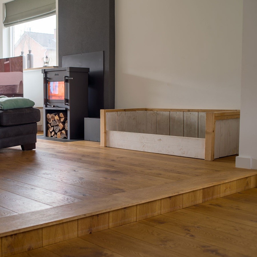 Floer Lamelparket Rustiek Eiken Enkel Gerookt & Geolied