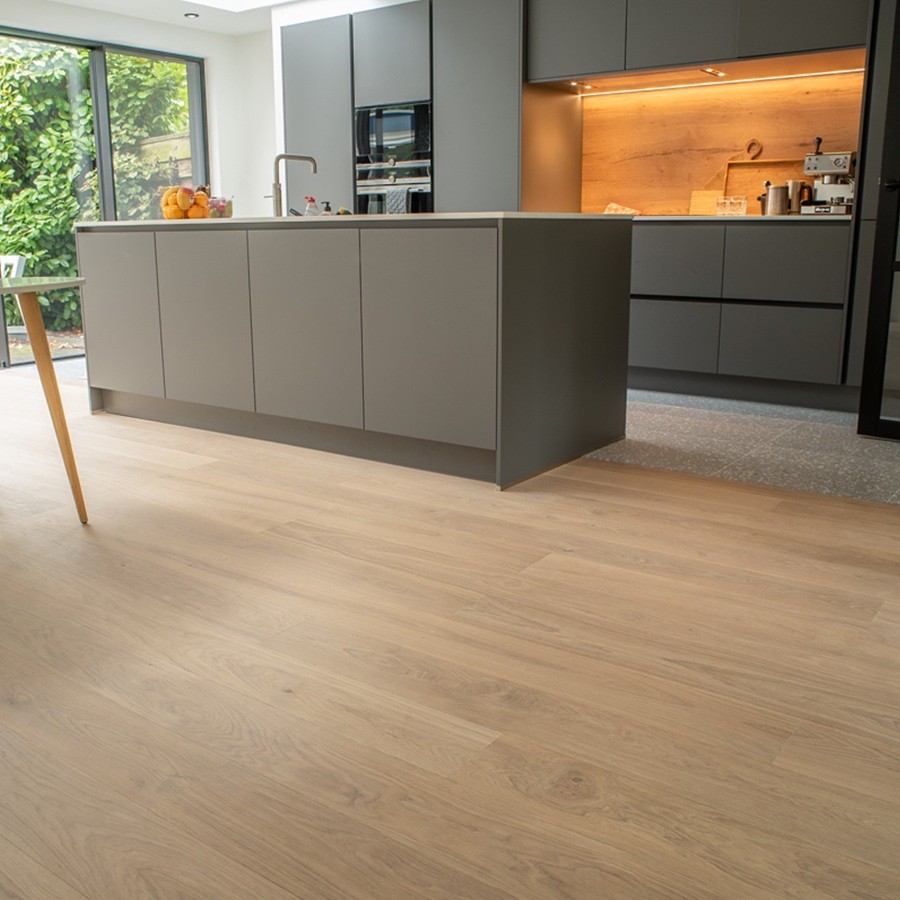 Floer Lamelparket Rustiek Eiken Wit Geolied