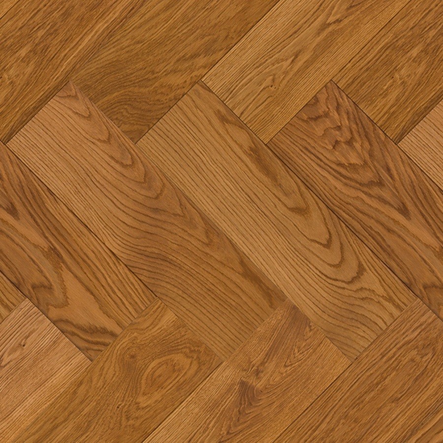 Floer Visgraat Parket Rustiek Eiken Karamel Bruin Geolied