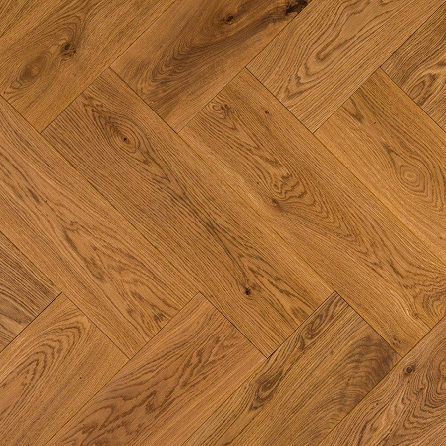 Floer Visgraat Parket Rustiek Eiken Enkel Gerookt & Geolied