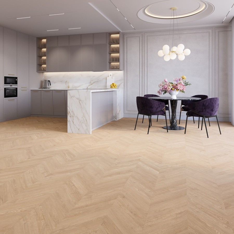 Joka LVT 555 Evolut Chevron Dryback 5804 Palm Oak