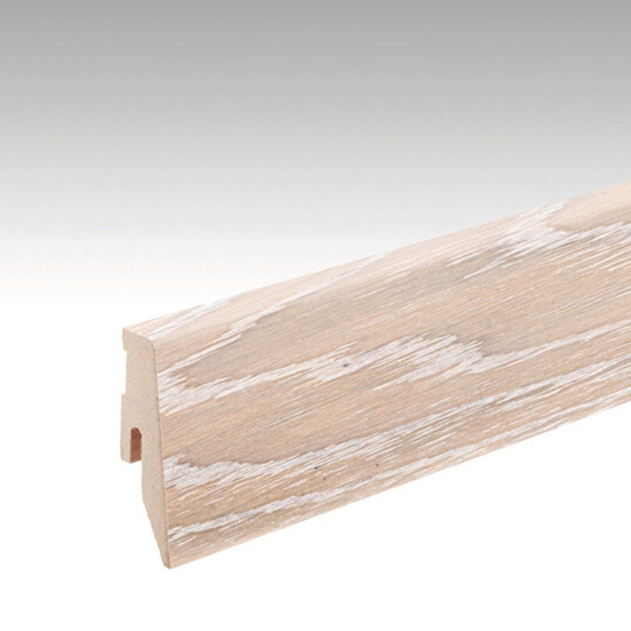 Meister Plint 3 PK Eik polarwit gekalkt 01200