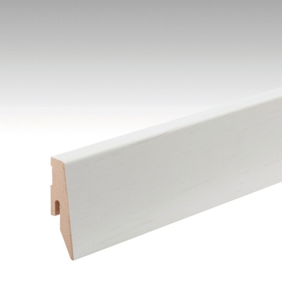 Meister Plint 3 PK Ondoorzichtig wit eiken 01079