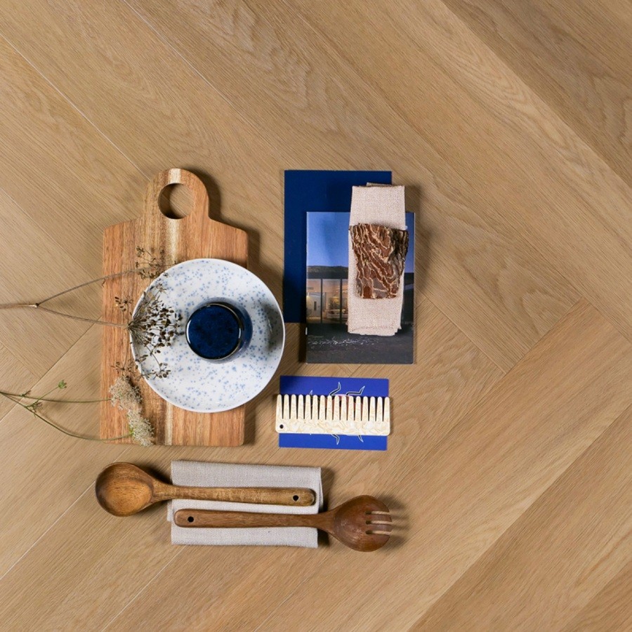 OTIUM herringbone SPC Rigid Hibiscus