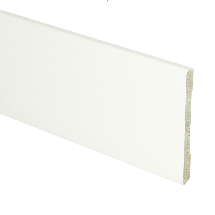 Sfeerplinten MDF Moderne plint 70x6 wit voorgelakt RAL 9016