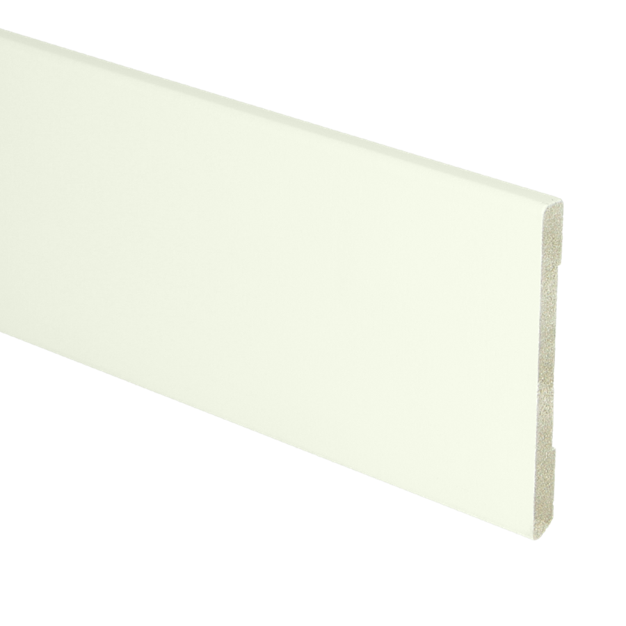 Sfeerplinten MDF Moderne plint 70x6 wit voorgelakt RAL 9010