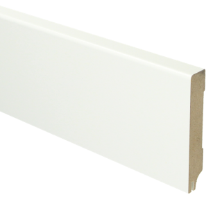 Sfeerplinten MDF Moderne plint 90x15 RAL 9016 + uitsparing