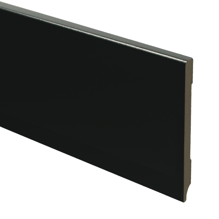 Sfeerplinten MDF Moderne plint 120x9 voorgelakt RAL 9005