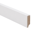 Budgetline MDF plint 40x12mm V313 wit gegrond recht