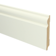 Sfeerplinten MDF Barok plint 120x15 wit voorgelakt RAL 9010