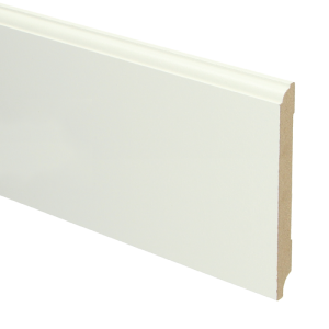 Sfeerplinten MDF Eigentijdse plint 120x12 wit voorgelakt RAL 9010