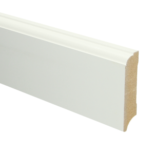 Sfeerplinten MDF Eigentijdse plint 70x18 wit voorgelakt RAL 9010
