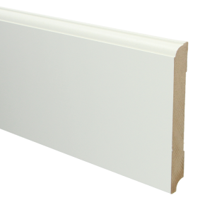 Sfeerplinten MDF Eigentijdse plint 150x18 wit voorgelakt RAL 9010