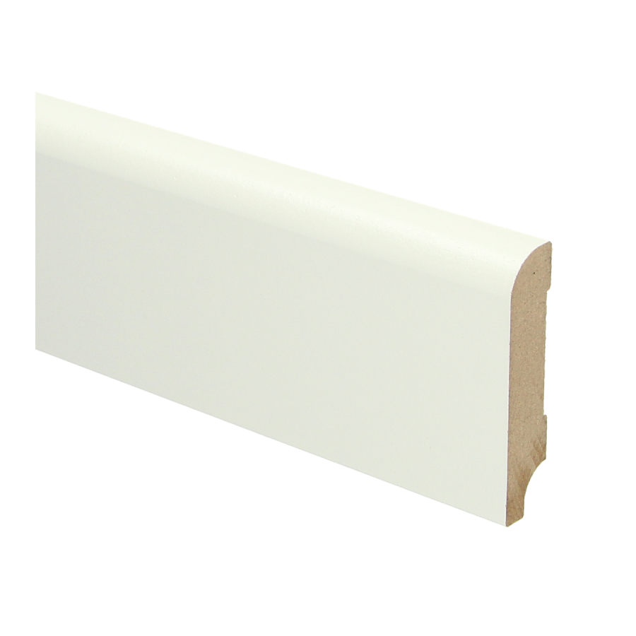 Sfeerplinten MDF Koloniale plint 70x15 wit voorgelakt RAL 9010