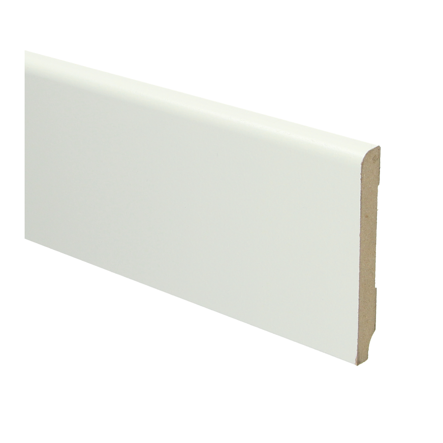 Sfeerplinten MDF Koloniale plint 90x12 wit voorgelakt RAL 9010