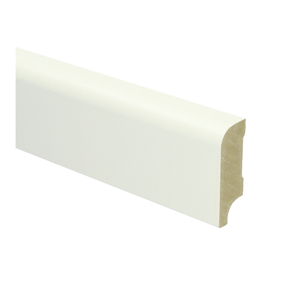Sfeerplinten MDF Koloniale plint 58x22 wit voorgelakt RAL 9010