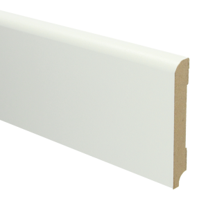 Sfeerplinten MDF Koloniale plint 120x18 wit voorgelakt RAL 9010