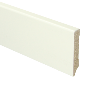 Sfeerplinten MDF Moderne plint 70x12 wit voorgelakt RAL 9010