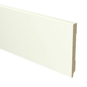 Sfeerplinten MDF Moderne plint 120x12 wit voorgelakt RAL 9010