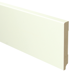 Sfeerplinten MDF Moderne plint 120x15 wit voorgelakt RAL 9010