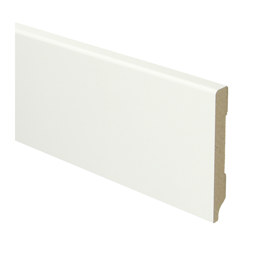 Sfeerplinten MDF Moderne plint 90x12 voorgelakt RAL 9016